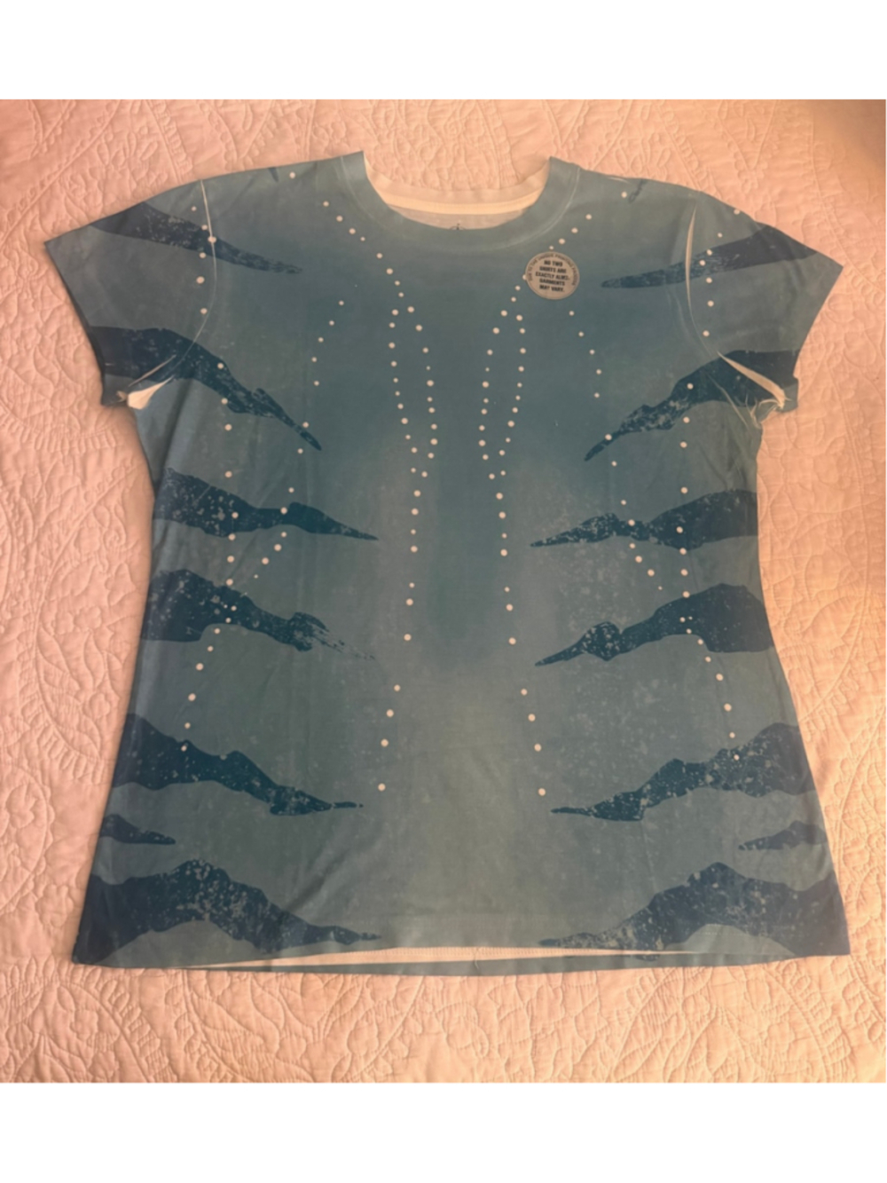 Disney Parks Pandora Avatar Na'vi Print T-Shirt XL Blue Animal Kingdom